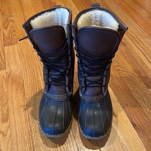 L. L. Bean Shearling Lined Duck Boots